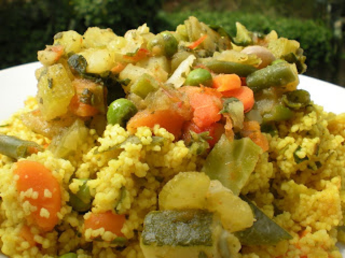 Cous Cous di Verdure alla Curcuma - foto 2