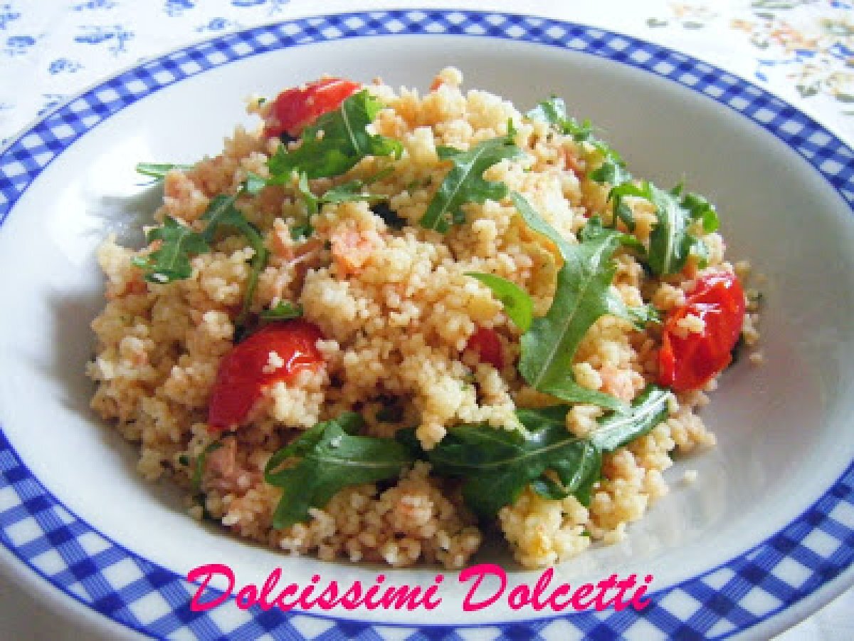 Cous cous freddo al salmone affumicato