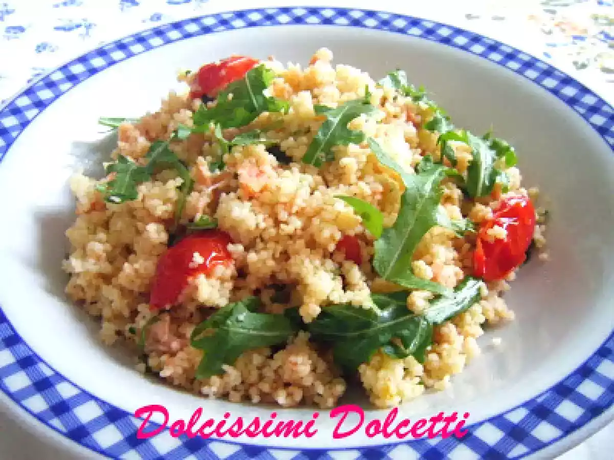 Cous cous freddo al salmone affumicato