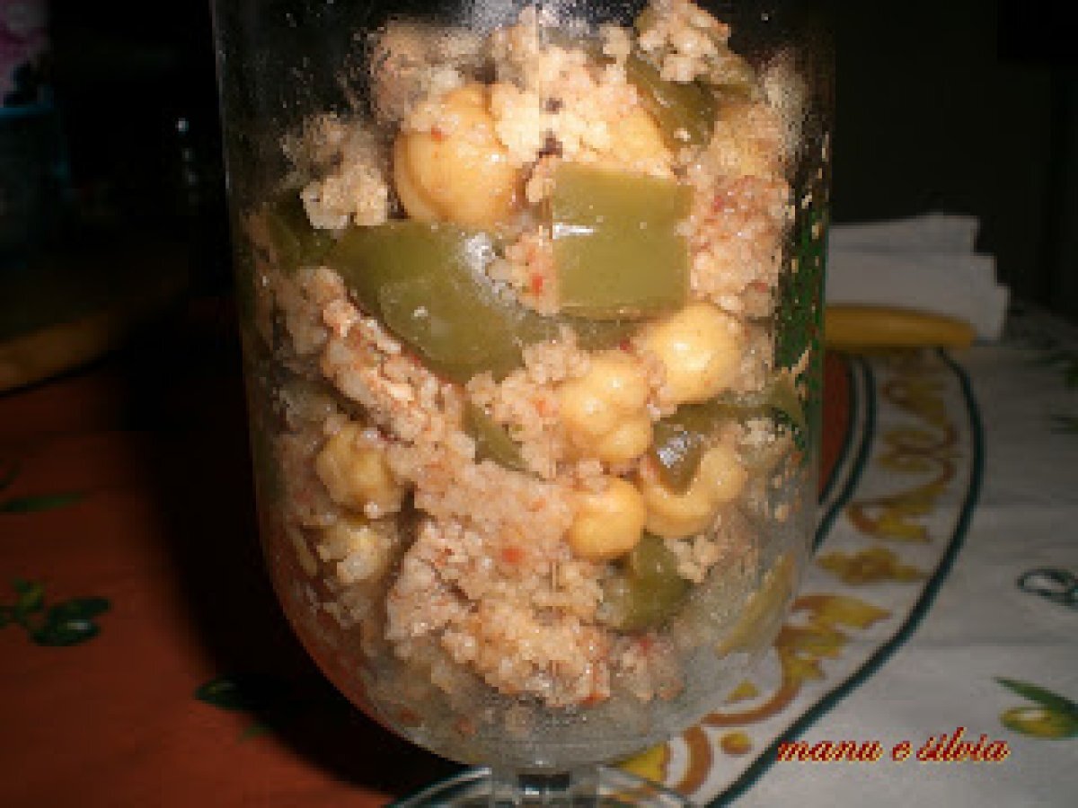Cous cous peperoni e ceci