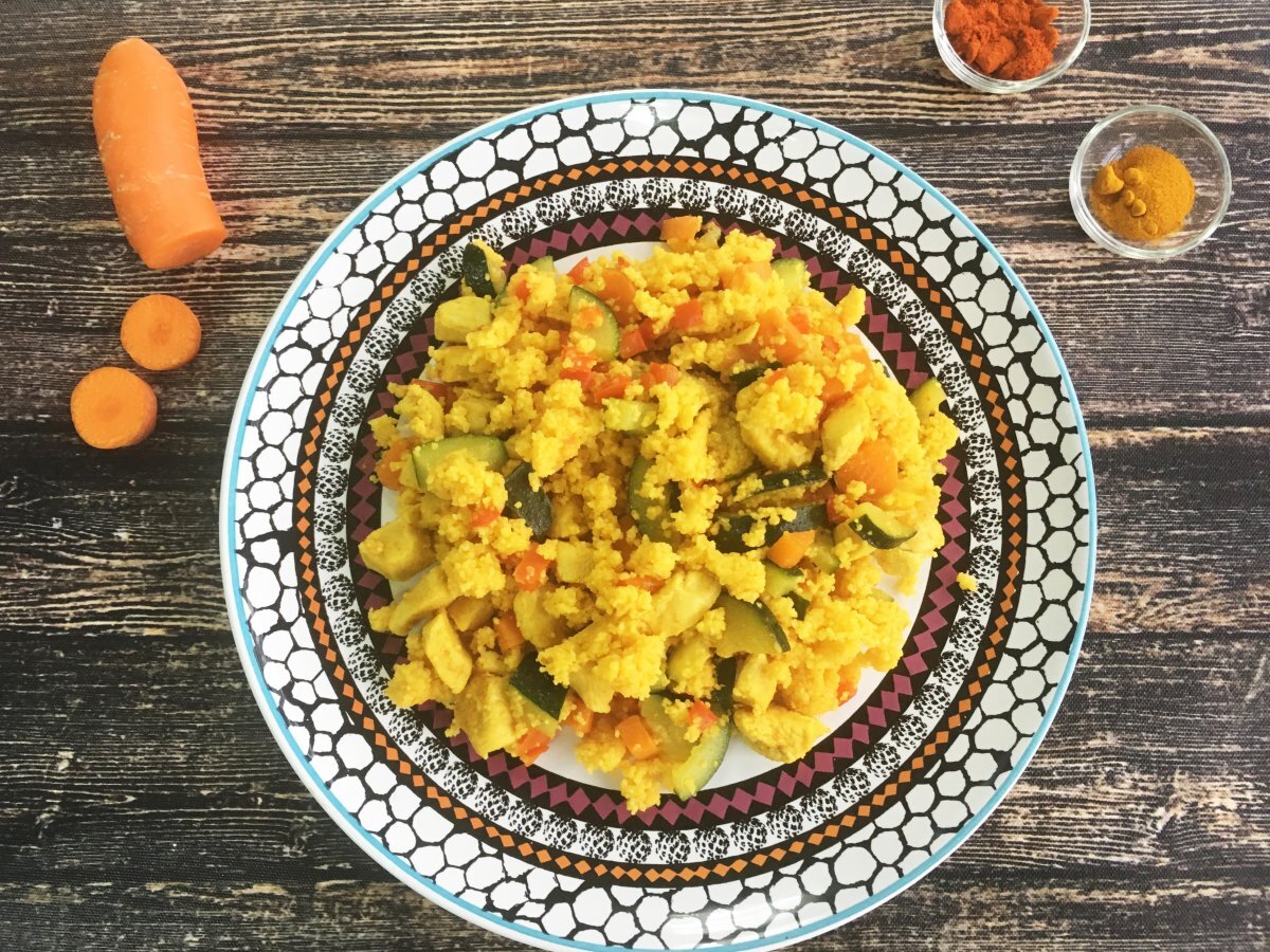 Cous Cous veloce con pollo e verdure