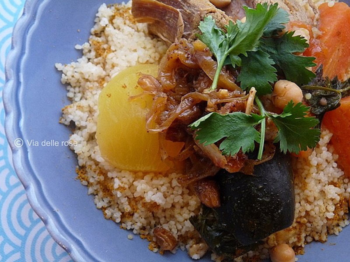 Couscous con composta di cipolle alla cannella - foto 5