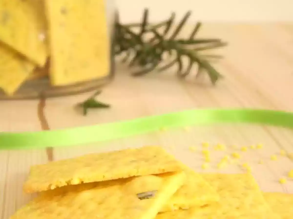 Crackers di farina di mais, rosmarino e miglio - foto 2