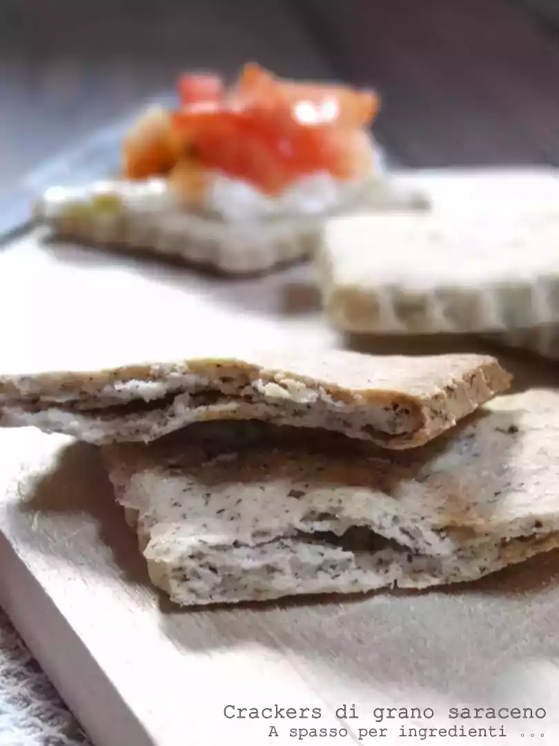Ricetta crackers senza glutine di grano saraceno homemade
