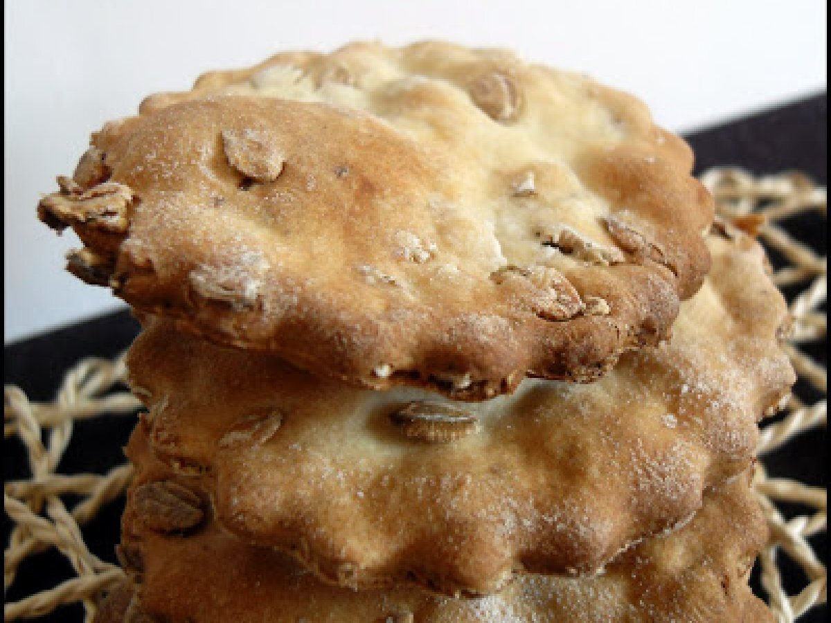 Crackers super veloci ai fiocchi d'avena