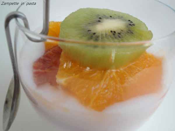 CREMA AL LIMONE CON MACEDONIA DI ARANCE E KIWI, foto 3