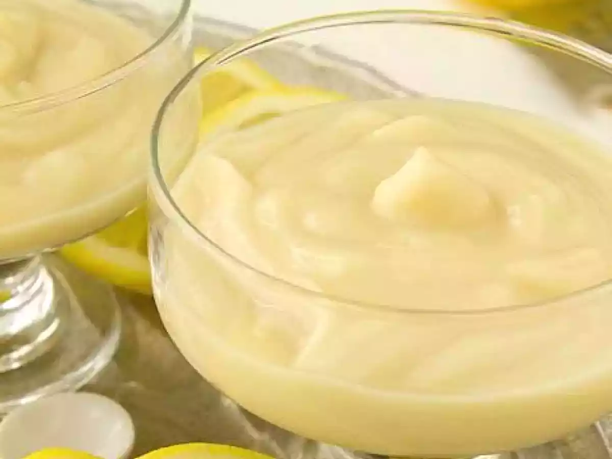 Crema al limone senza uova