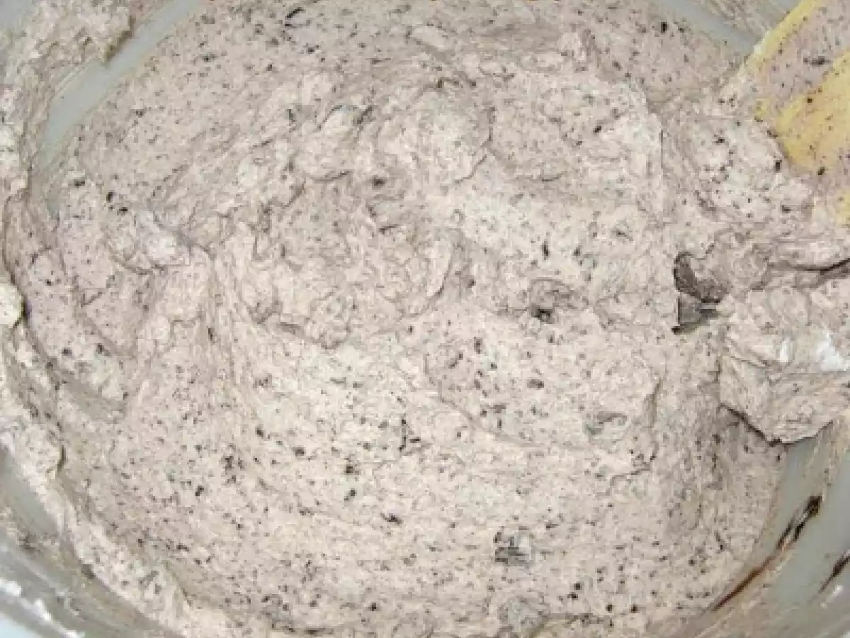 Crema al mascarpone e cioccolato effetto stracciatella