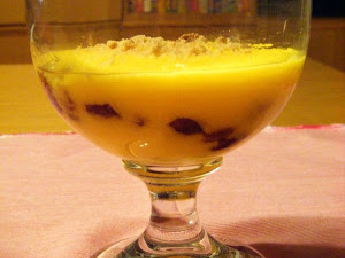 Crema al prosecco in coppette