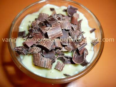 Crema al tè verde con riccioli di cioccolato - foto 2