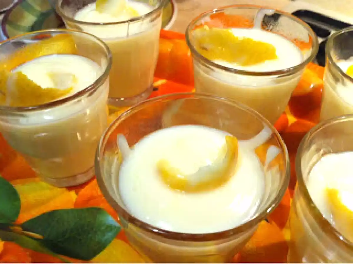 Crema calda al limone e cannella