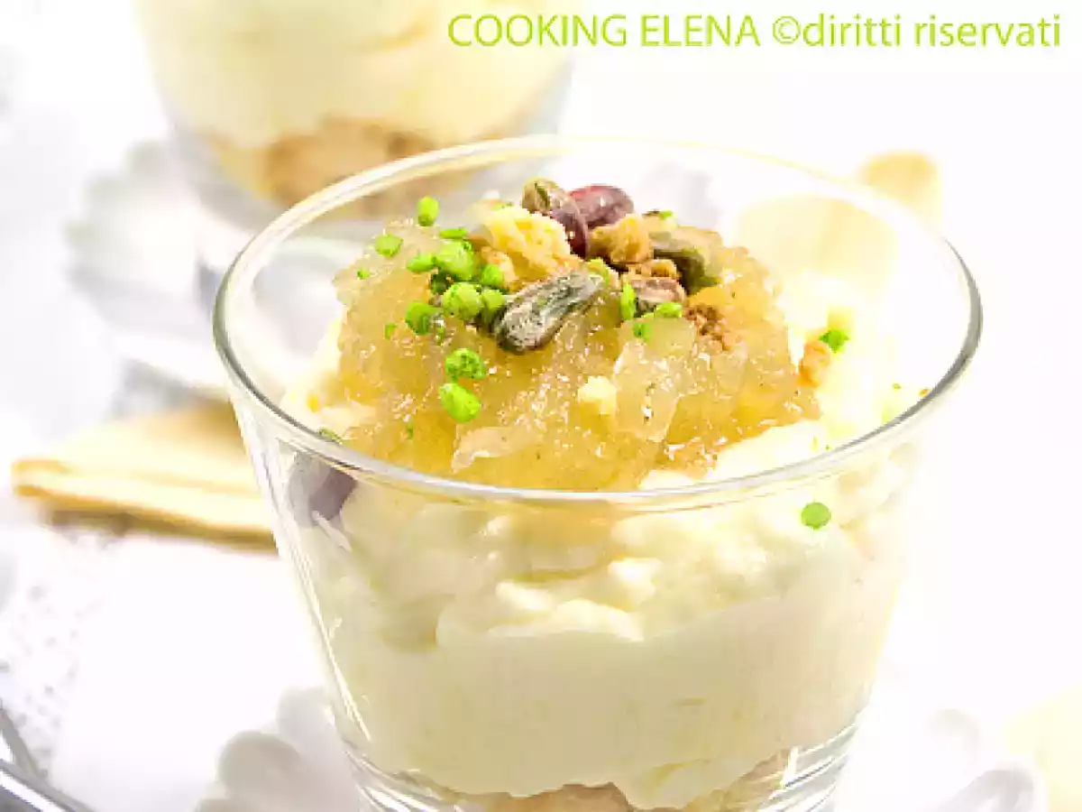 Crema chantilly con mele e briciole di frolla - foto 2