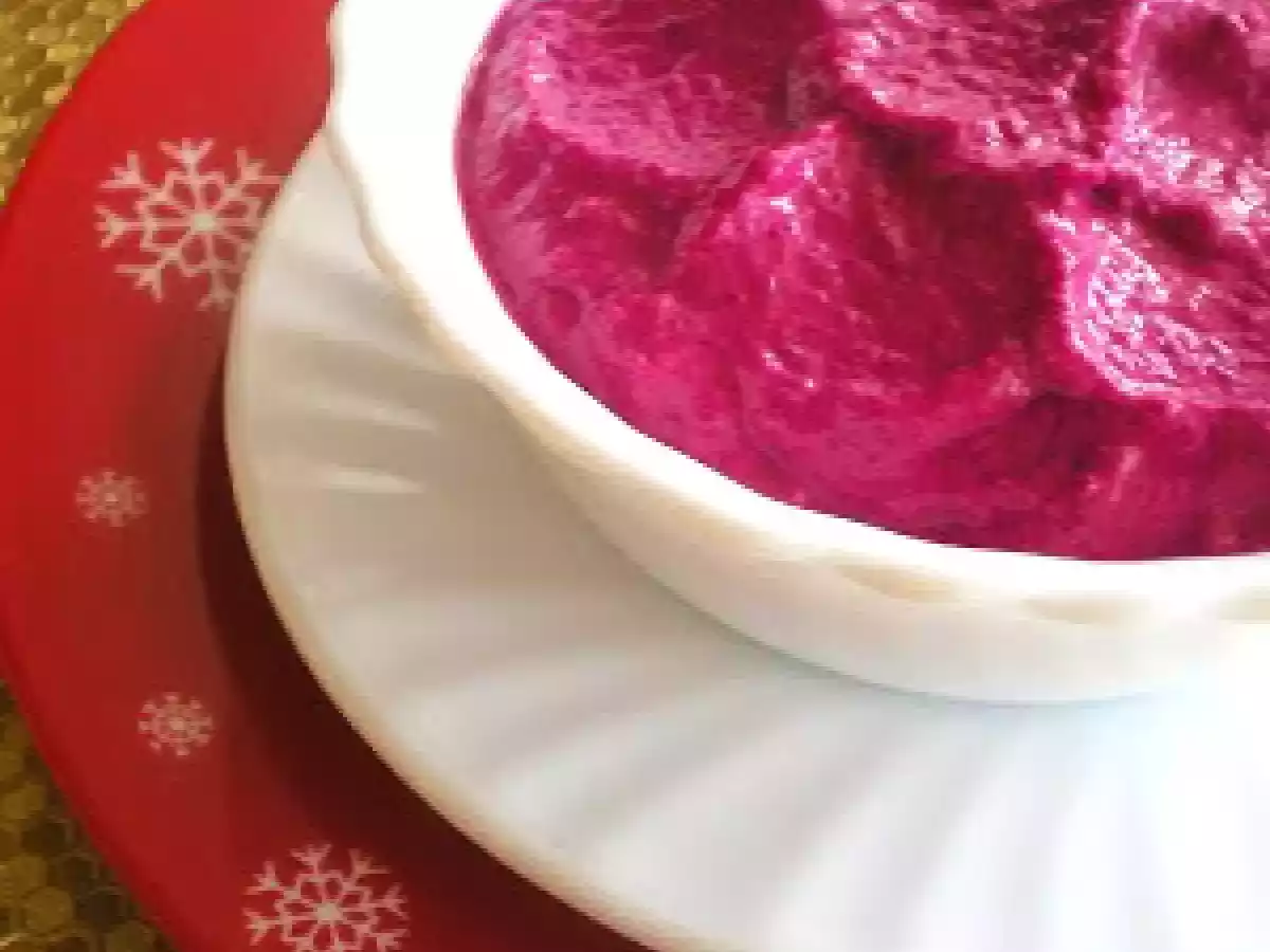 Crema di barbabietole rosse: patzarosalata