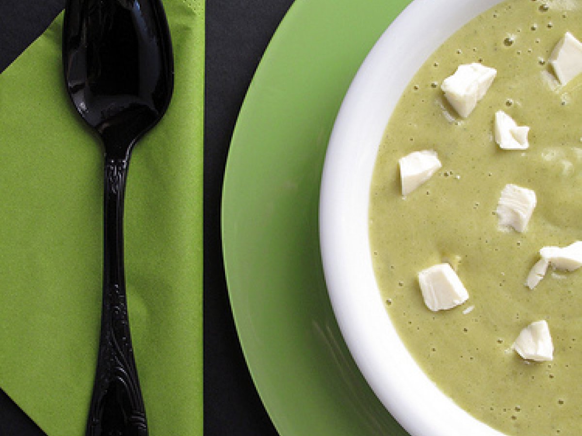 Crema di broccoli con il formaggino