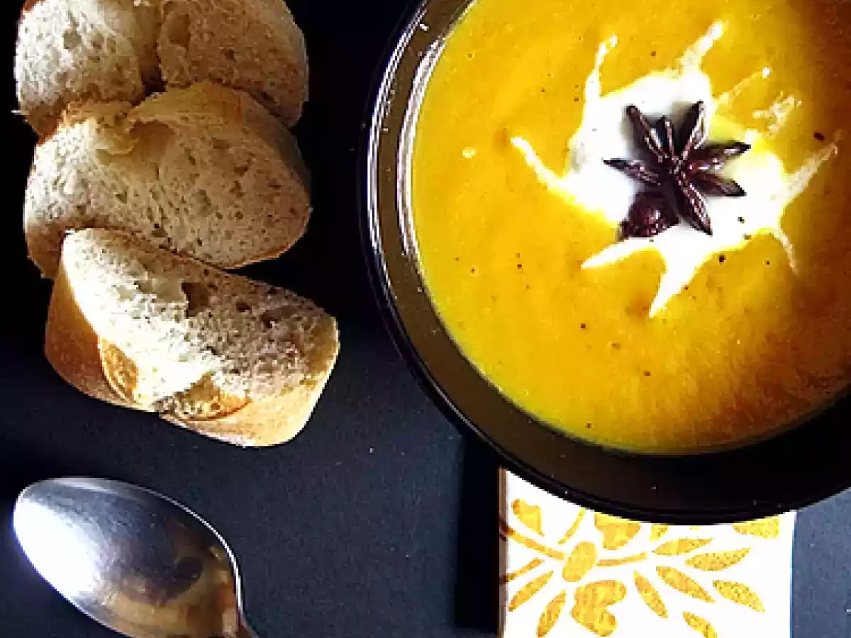 Crema di carote all'anice stellato - foto 2