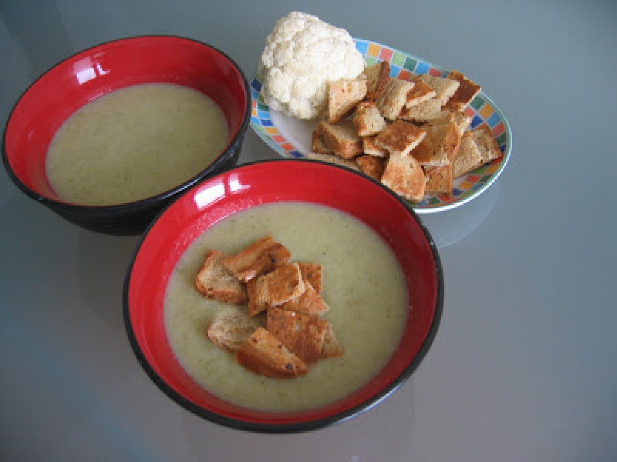 Crema di cavolfiore e broccolo
