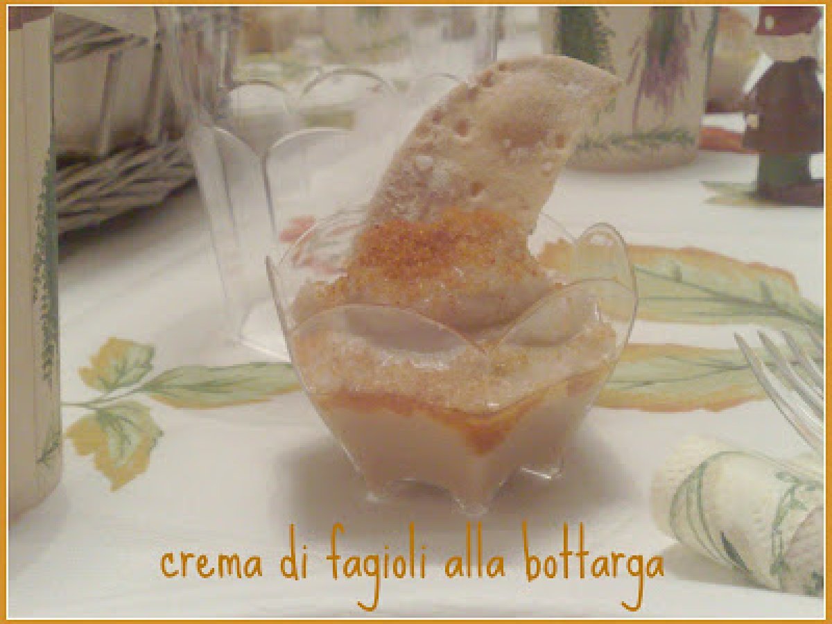 CREMA DI FAGIOLI ALLA BOTTARGA - foto 2