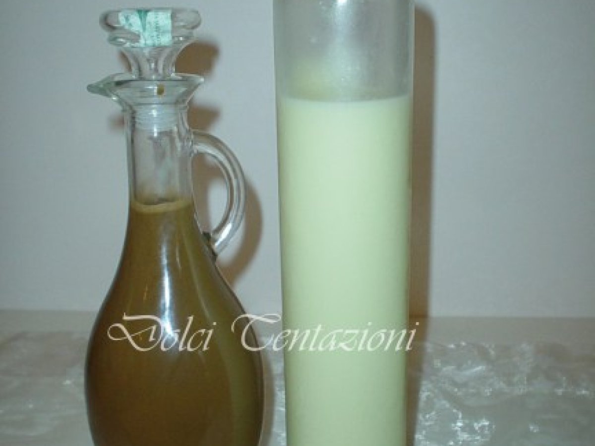 Crema di liquirizia e crema di limoncello