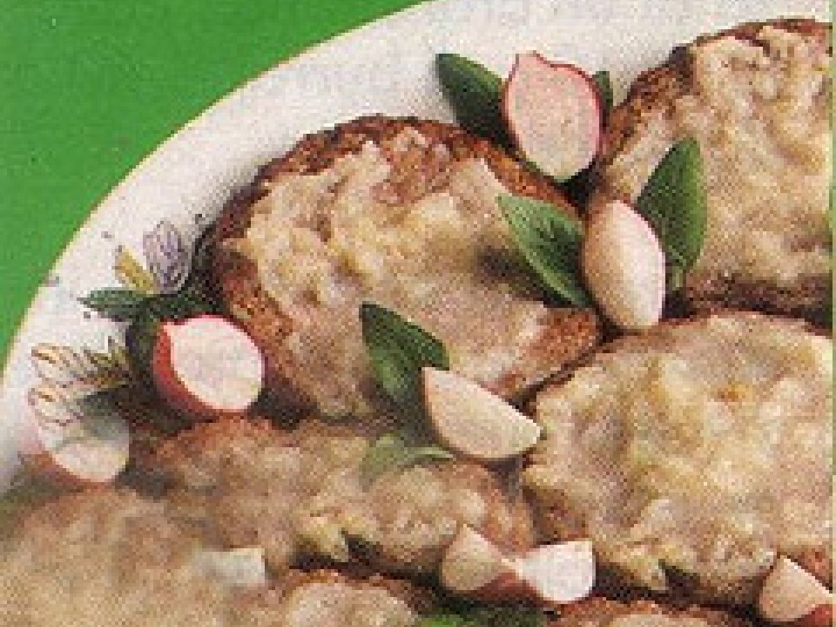 Crema di mele e ravanelli