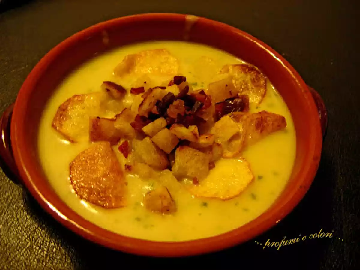 Crema di patate con crostini allo speck e mascarpone casalingo - foto 2