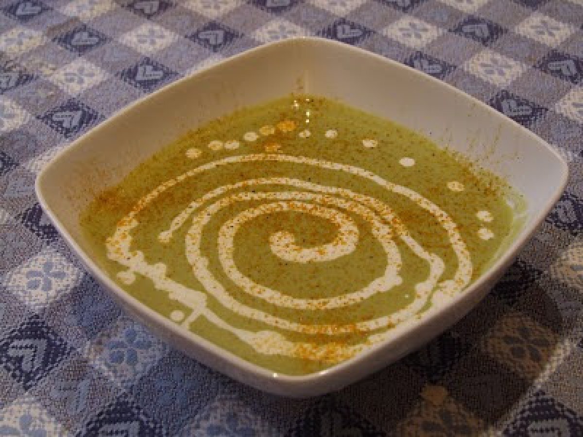Crema di piselli con philadelphia light