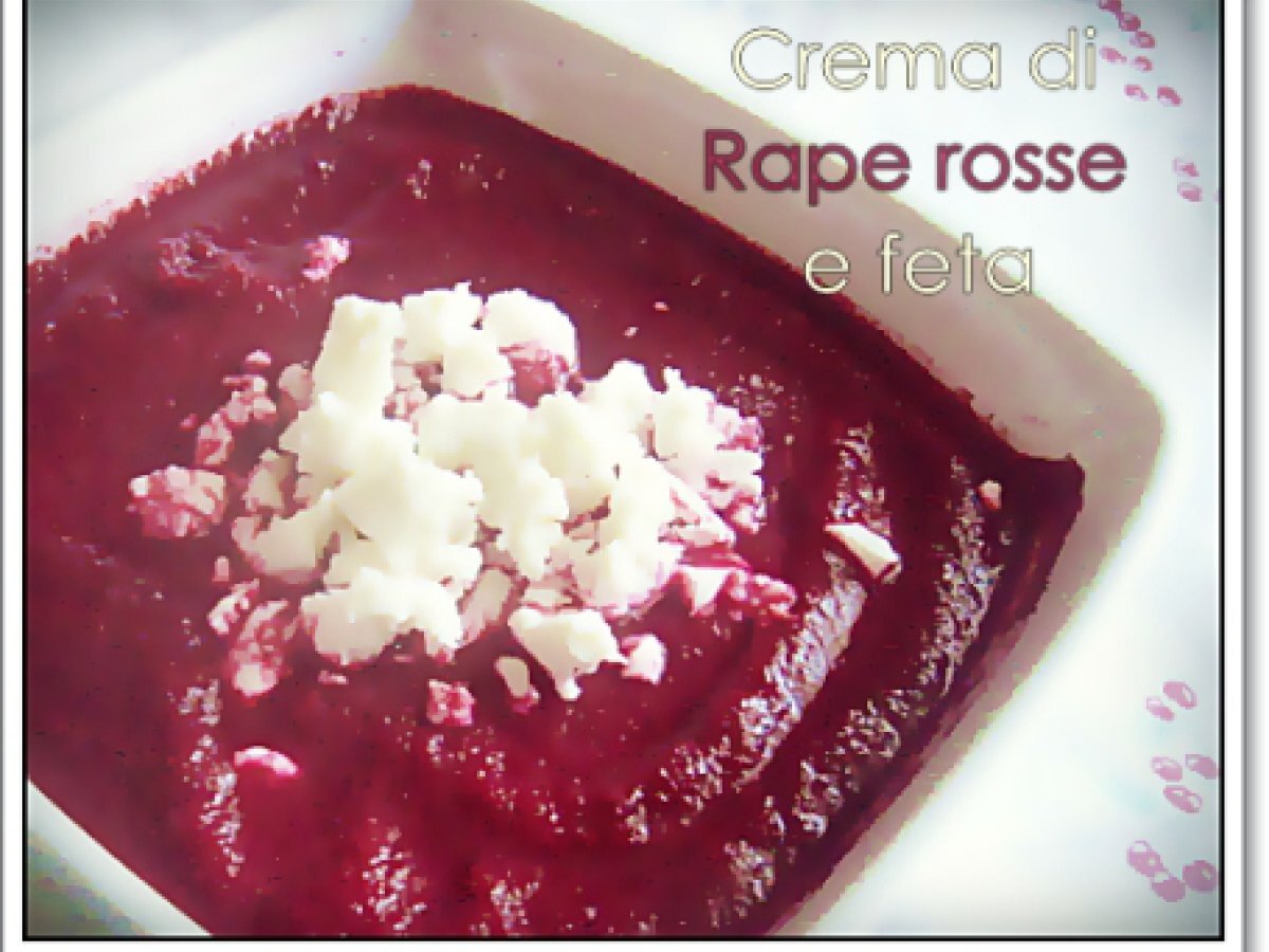 Crema di Rape Rosse e Feta