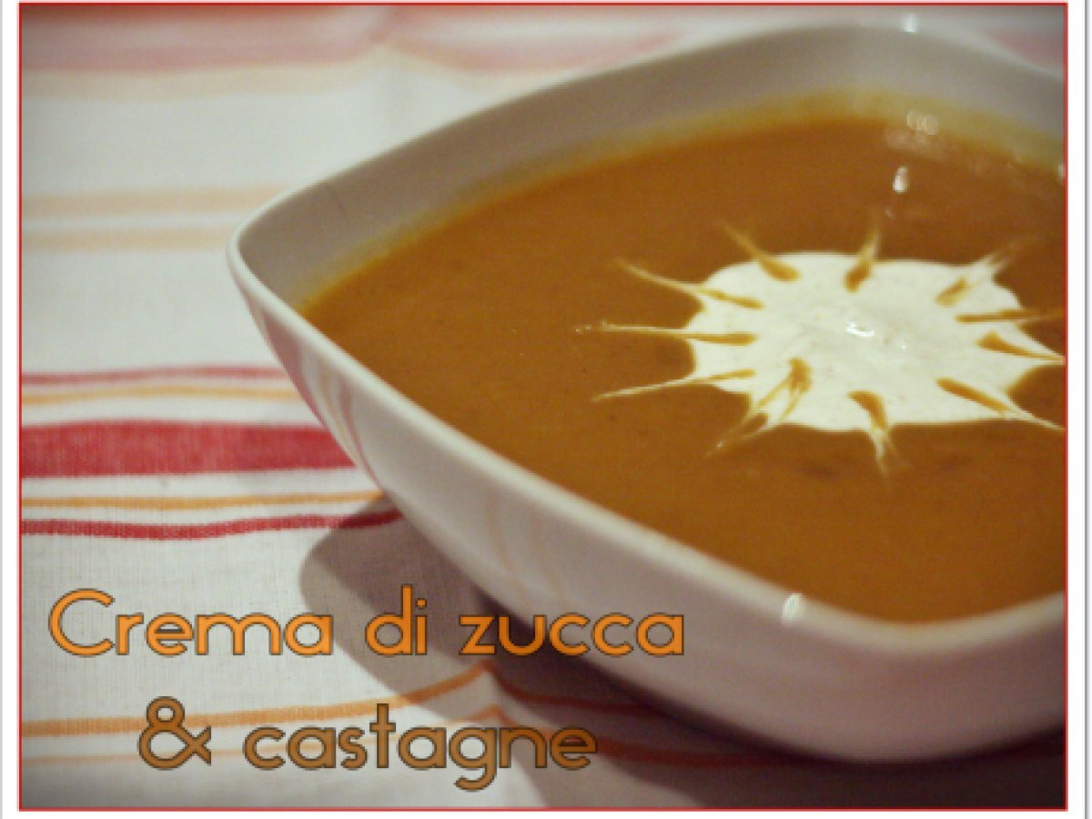 Crema di Zucca e Castagne