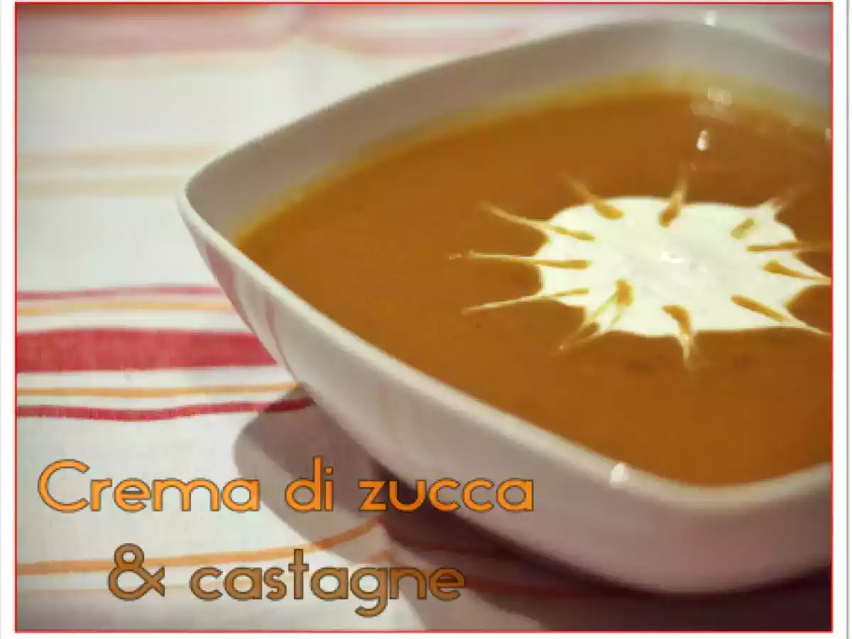 Crema di Zucca e Castagne