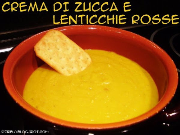 CREMA DI ZUCCA E LENTICCHIE ROSSE