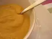 Crema di zucca e pesce all'orientale
