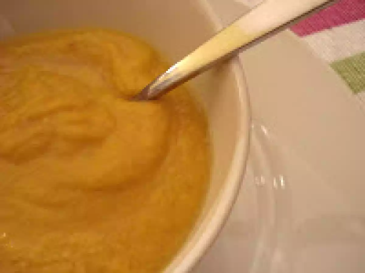 CREMA DI ZUCCA E PESCE ALL'ORIENTALE