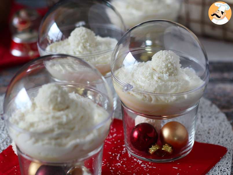 Crema Raffaello, il dolce al cucchiaio da favola in una pallina di Natale, foto 3