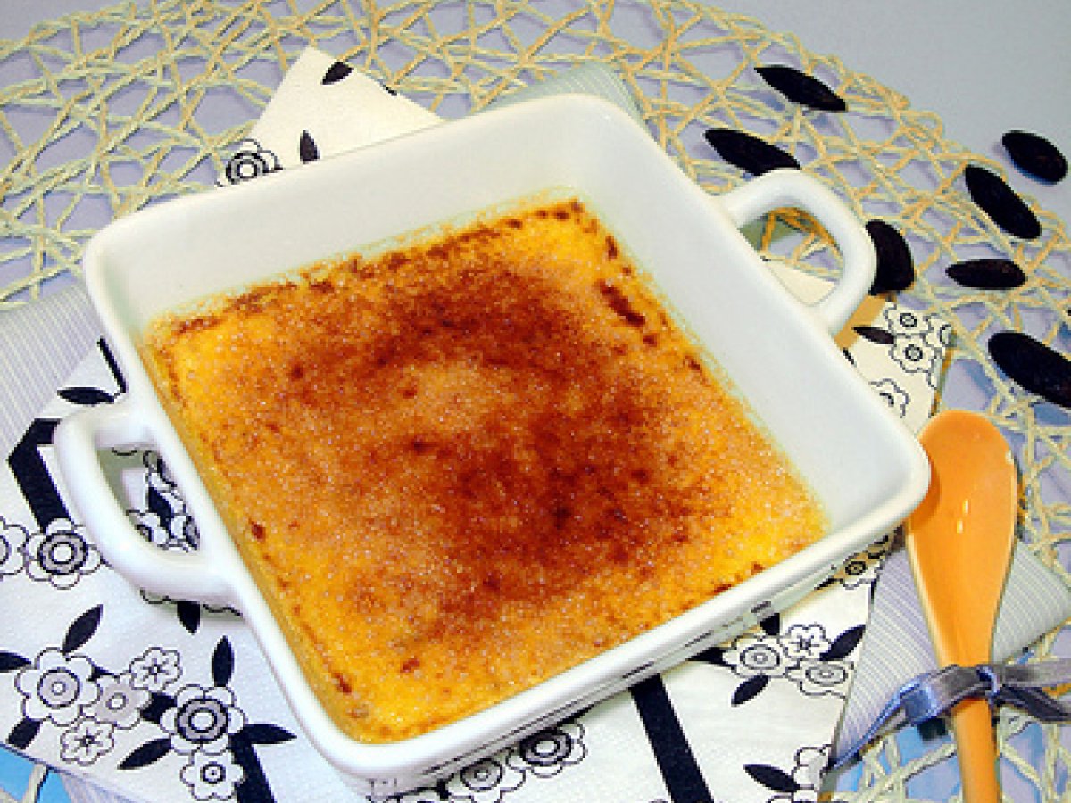 Crème brulée alla fava tonka