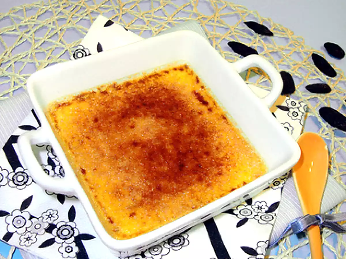 Crème brulée alla fava tonka