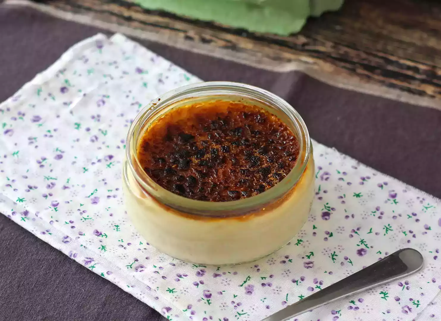 Crème brulée con la friggitrice ad aria