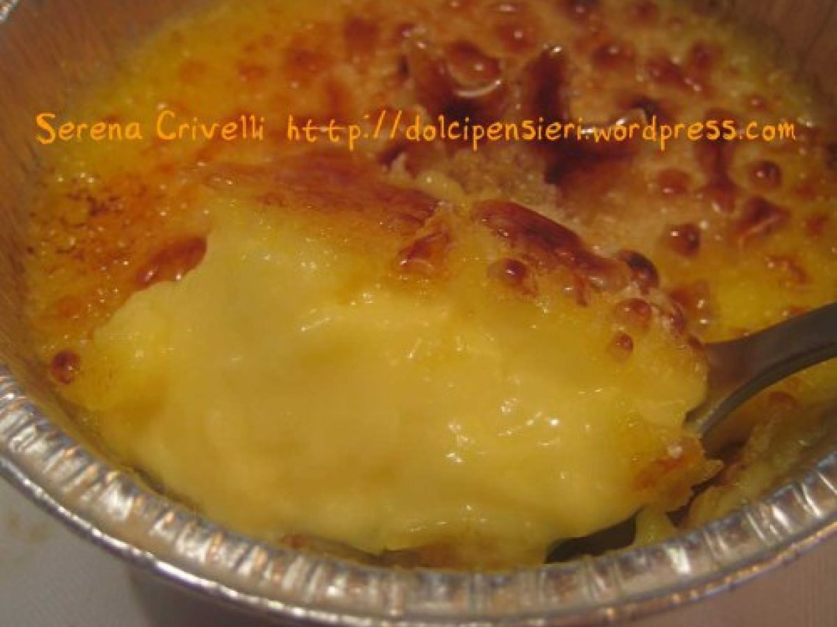 CREME BRULEE CON LATTE DI COCCO E ZUCCHERO DI CANNA di Dolcipensieri - foto 2