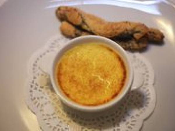 Crème brulée di parmigiano