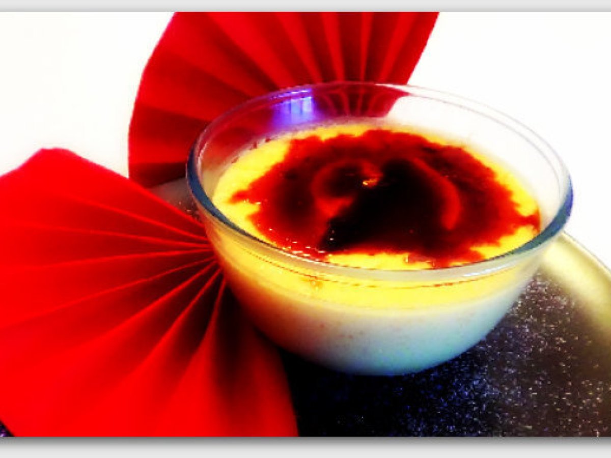Creme Caramel in pentola a pressione