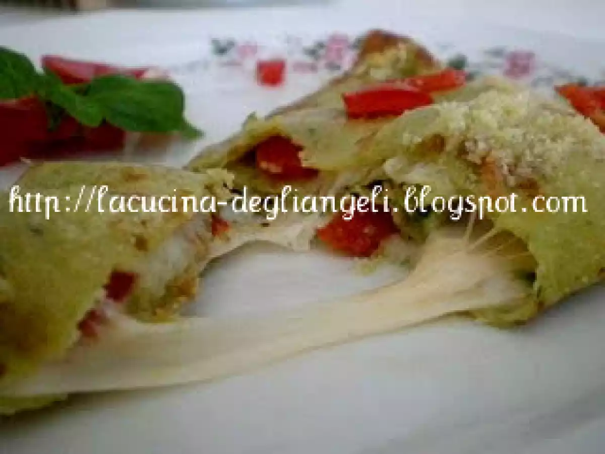 Crèpes al pesto con ripieno gustoso - foto 2