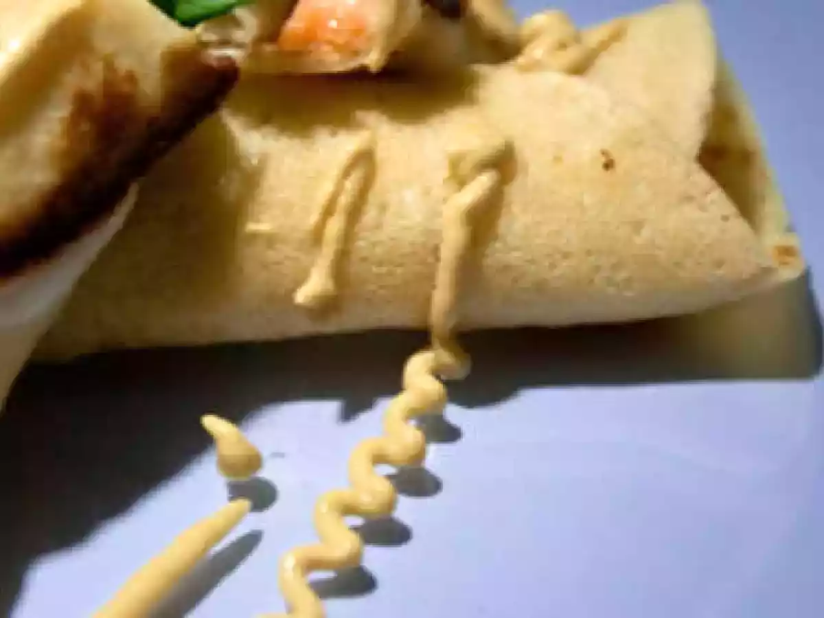 Crepes al Salmone e Stracchino
