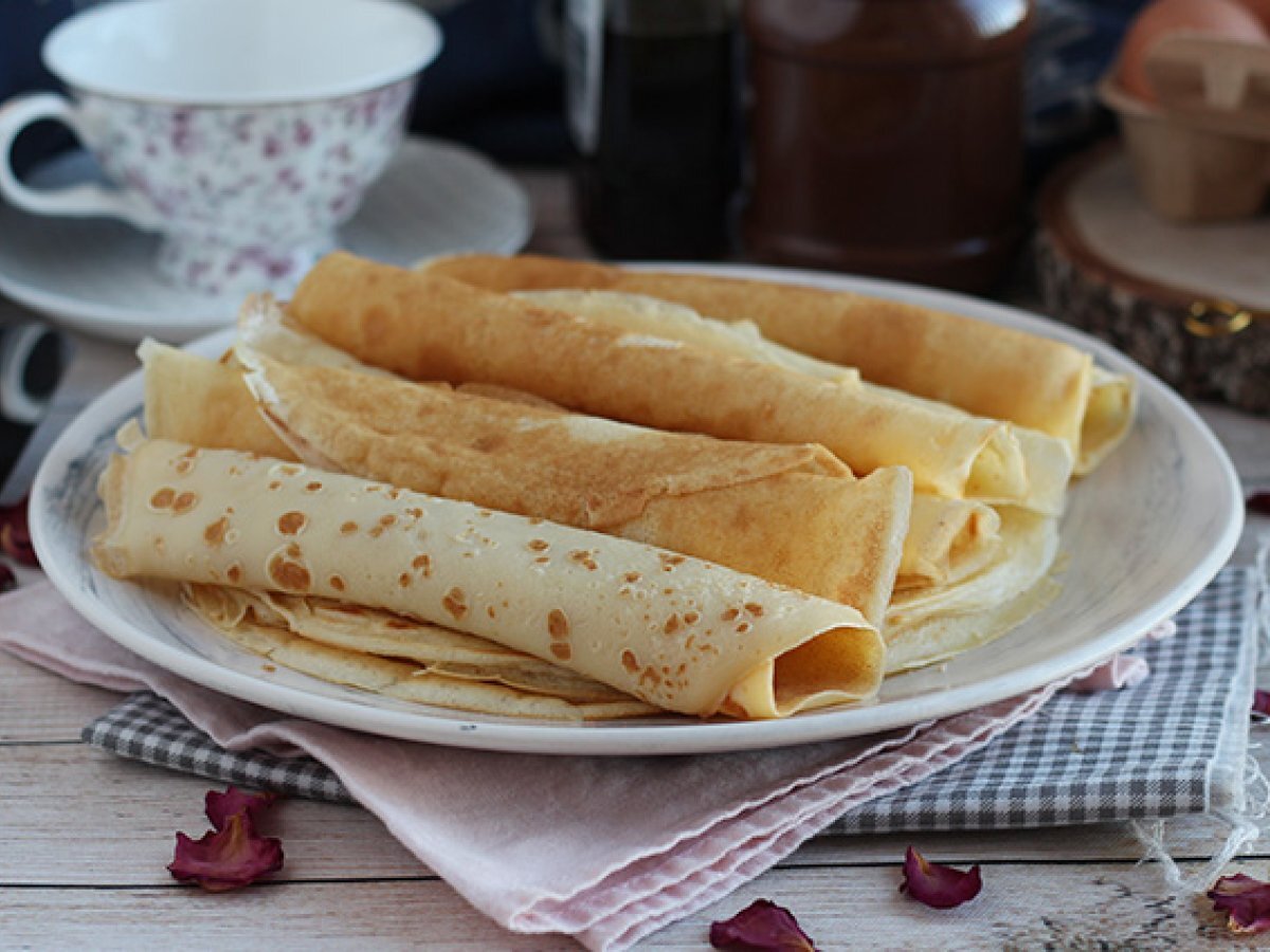 Crêpes aromatizzate all'anice