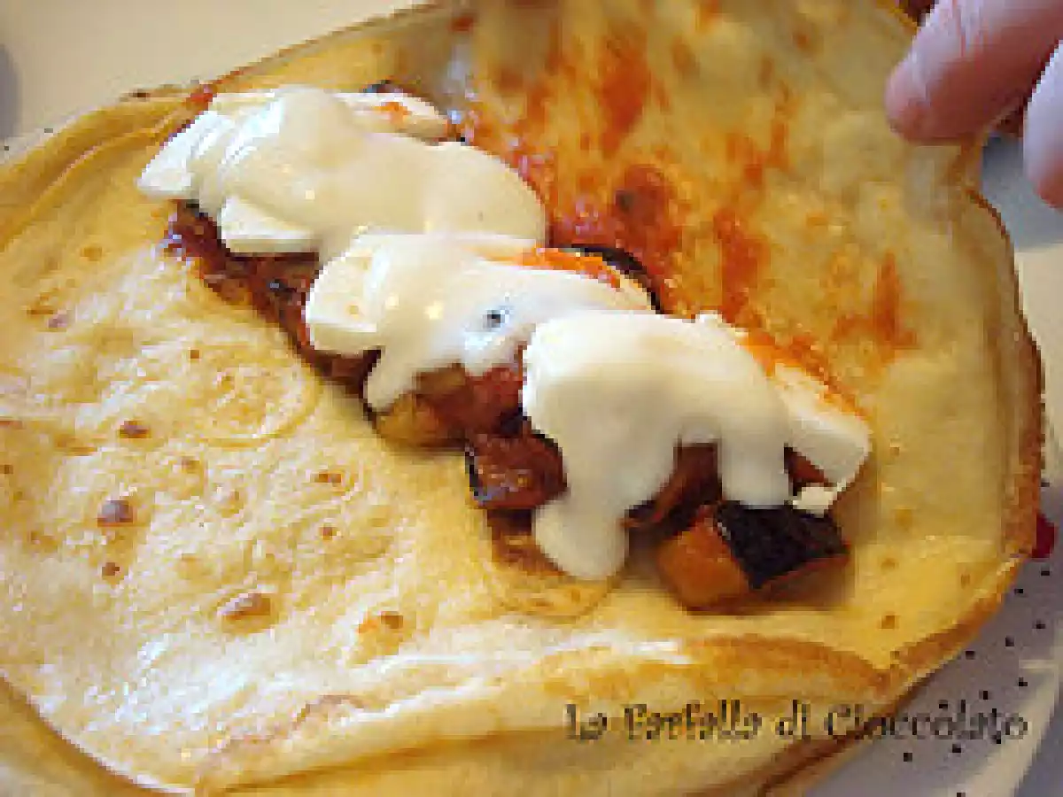 Crepes con le melanzane - foto 3