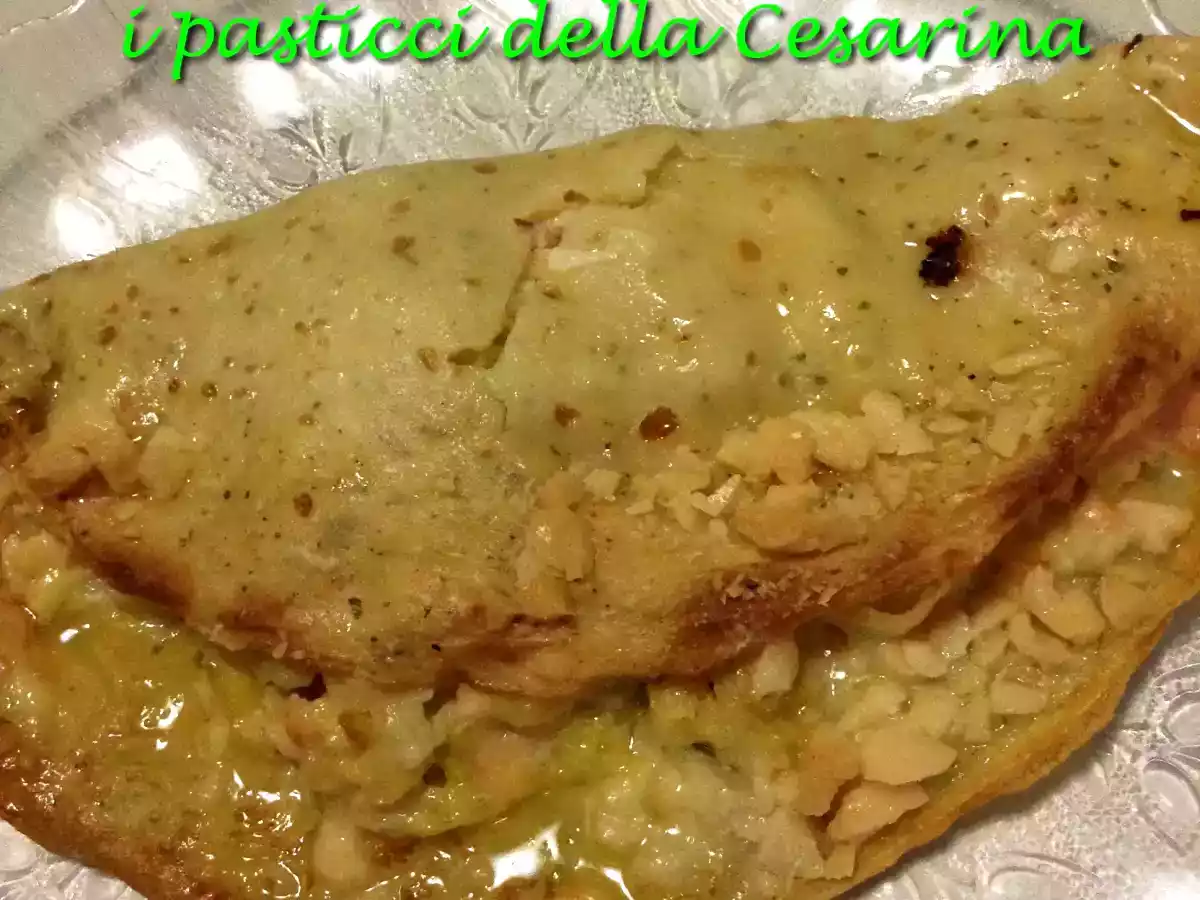 Crepes con porri e salmone