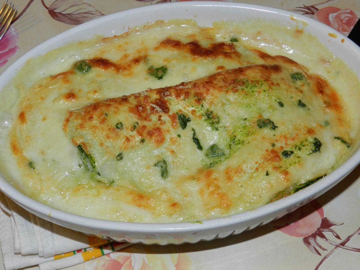 Crêpes Golose: ricotta e spinaci