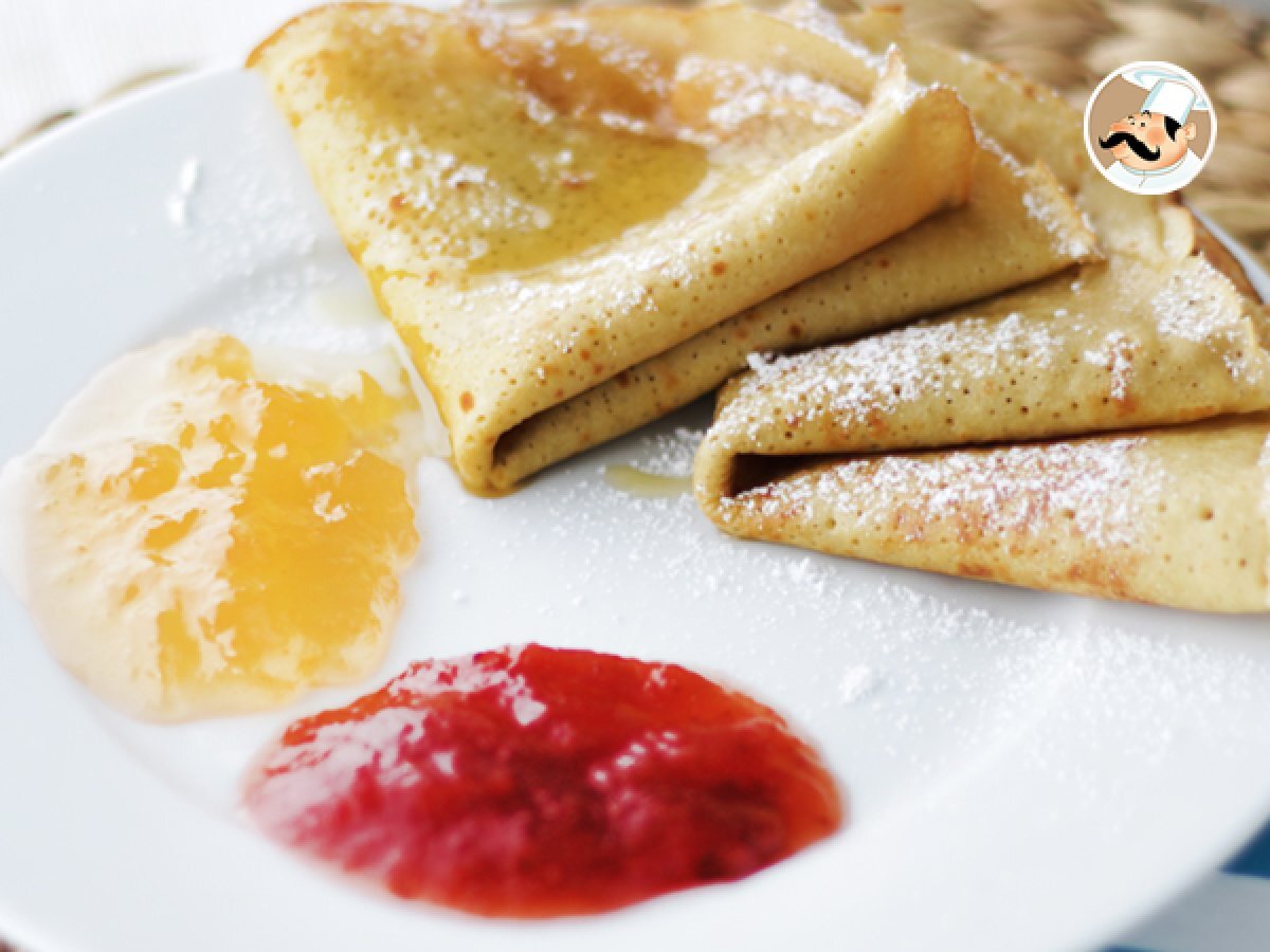 Crêpes leggere, senza glutine e senza lattosio