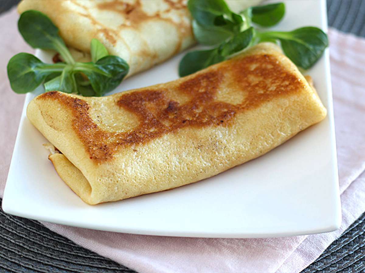 Crêpes prosciutto cotto e besciamella Ricetta Petitchef
