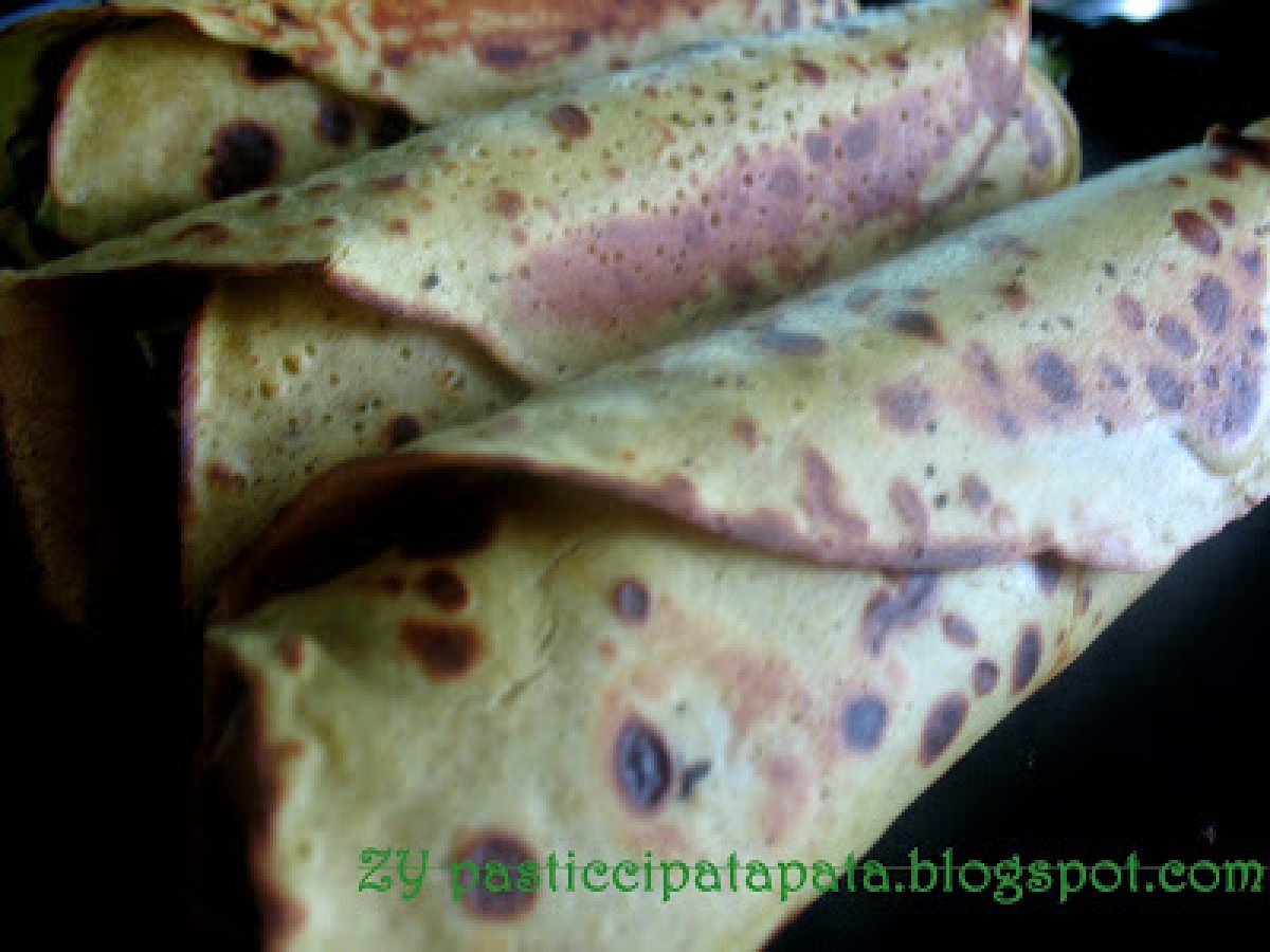 Crepes vegan con verdure e baba ganoush - foto 2