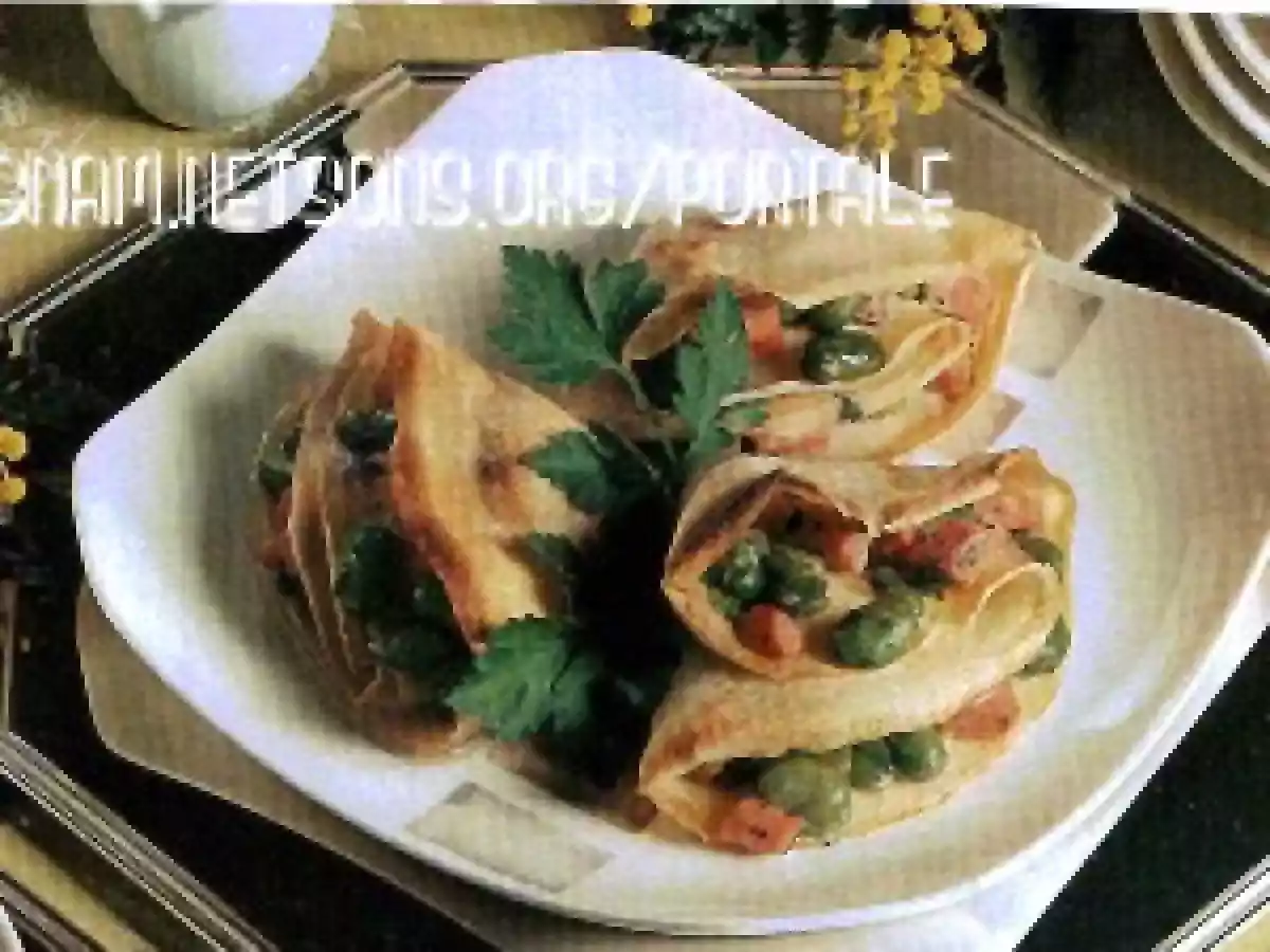 Crespelle con le fave