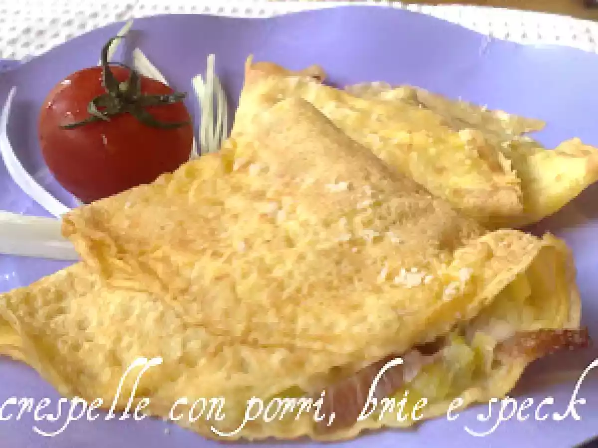 CRESPELLE CON PORRI, BRIE E SPECK - foto 4
