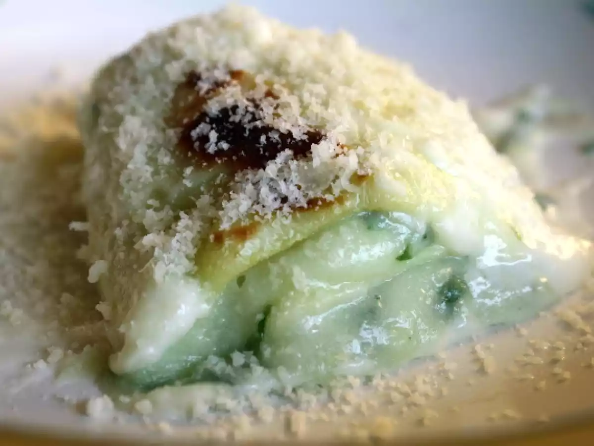 Crespelle gratinate allo stracchino